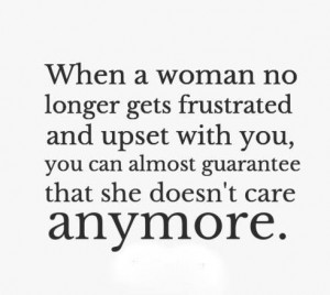 When a woman's fed up...