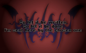 Creeping Death - Metallica Song Lyric Quote in Text Image