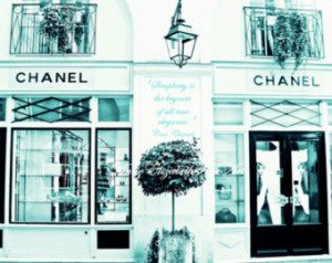 ... Fashion Photography-Chanel Quote-Fashion Quote-Tiffany Blue-Paris Dorm