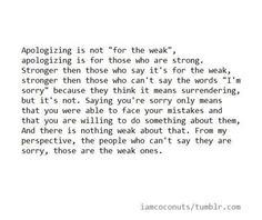 strong. Stronger than those who say it's for the weak, stronger than ...