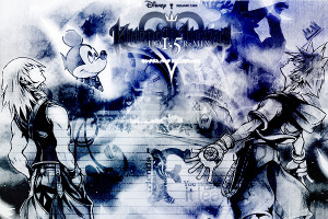 Kingdom Hearts 1.5 Riku Mickey and Sora by LumenArtist