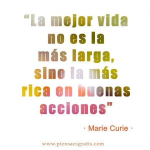 Marie Curie quote