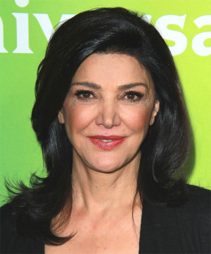 Shohreh Aghdashloo Long Straight Formal Hairstyle - Black ...