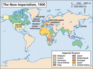 Imperialism was one of the M.A.I.N causes of WWI. This map shows what ...