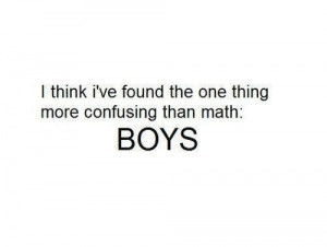 More confusing than maths: Boys