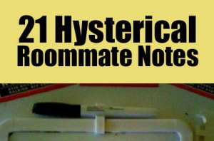 had some pretty weird and wild roommates in college (2 were admitted