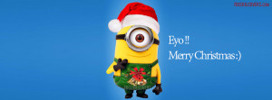 Minion merry christmas facebook cover for the timeline profilefor boys ...