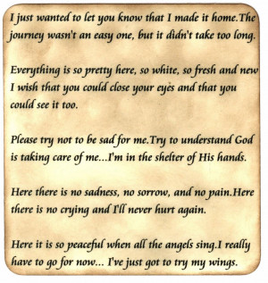 ... Wasn’t An Easy One, But It Didn’t Take Too Long.. ~ Sympathy Quote