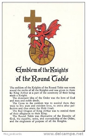 History - King Arthur's Hall at Tintagel - Emblem of The Knights of ...