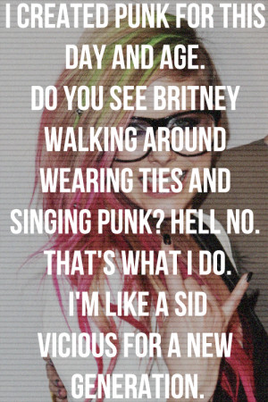 Punk Quotes Avril lavigne, quotes, sayings