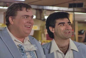 Eugene Levy in ARMED AND DANGEROUS (1986).