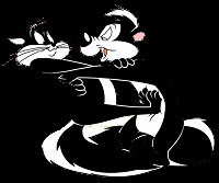 Pepe LePew and his main squeeze