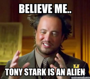 Generate a meme using Ancient Aliens Guy