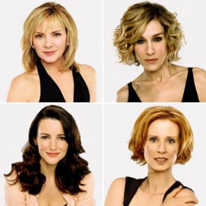 Clockwise: Carrie, Miranda, Charlotte & Samantha