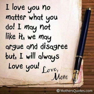 love you no matter what