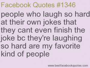 People Who Laugh so Hard Quotes