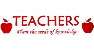 Teachers plant the seeds of knowledge.