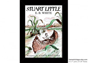 Stuart Little, Childs Room Framed Print, Garth Williams Art Print, E B ...