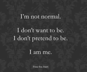 not normal