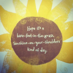 Have a bright, sunny day! #inspiration