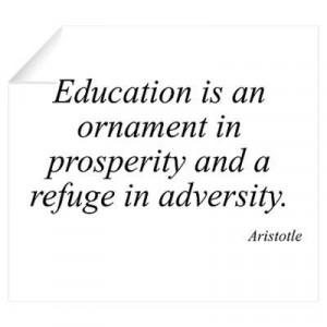 Aristotle quote 22 Wall Decal