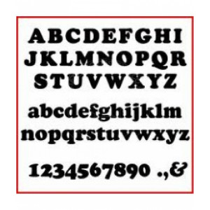 18mm Single Letters and Numbers - COOPER FONT