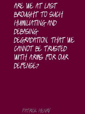 Degradation quote