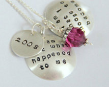 Breast Cancer Jewelry- Inspiration Necklace, Poetry, Strength, I Will ...