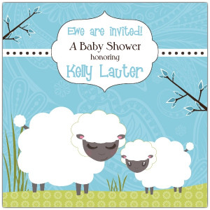 Baa Sheep Boy Baby Shower Invitations P BAAB Z