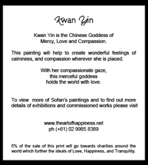 Kwan Yin - Goddess Paintings by Sofan Chan