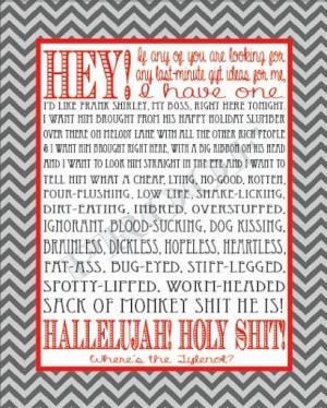 Christmas Vacation Clark Griswold Rant print 8 by HomemadeHoosier, $12 ...