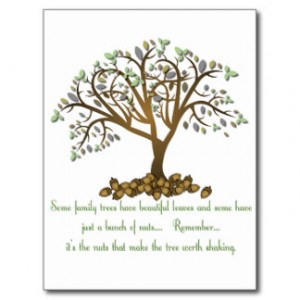Family Tree Nuts Post Cards