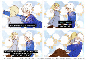 cuties trans jack frost elsa jackelsa jelsa royalfrost dreamney HA2GO