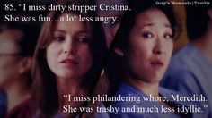 dirty stripper Cristina & philandering whore Meredith More