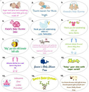 Baby Shower Favors Sayings Unique baby shower favors