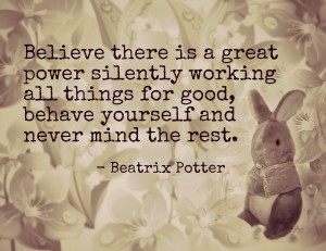 Free Printable Beatrix Potter Peter Rabbit Quote