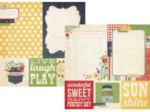 Simple Stories - Summer Fresh Collection - 12 x 12 Double Sided Paper ...