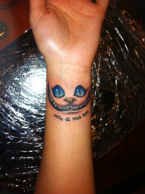 De Tatuajes Para Mujeres Y Hombres We Are All Mad Here Tattoo