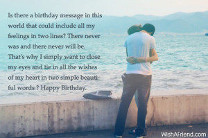 Beautiful Birthday Quotes For Husband Is there a birthday message in