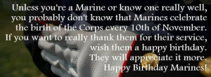 First and foremost, Happy Birthday to all Marines past and present: