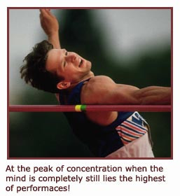 Inspirational sports quotes - picture of athlete doing high jump