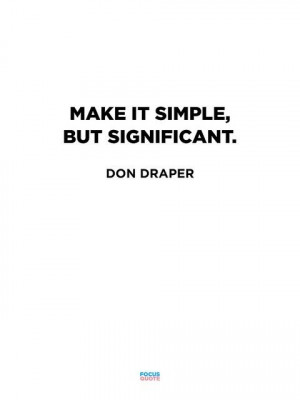 Thank you Don Draper for some wise words