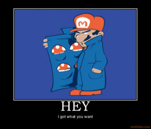 ... gamer, Super Mario selling magic mushrooms on the street, funny image