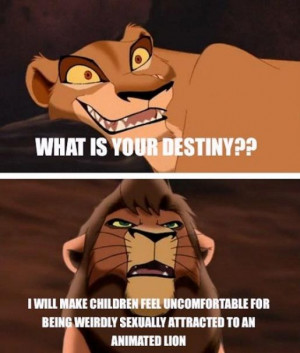 The Lion King. I laughed way to hard!!!! hahahahahahahaha ...