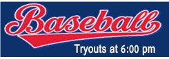 Baseball Tryouts Banner Template