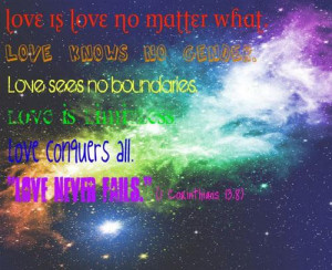 Love is love no matter what love knows no gender. love sees no ...
