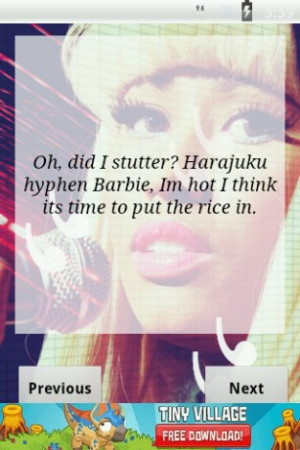 View bigger - Nicki Minaj Quotes Wallpapers for Android screenshot