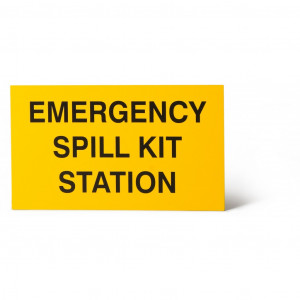 Emergency Spill Response Kit Station Wall Sign