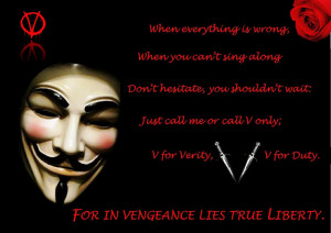 For Vendetta Quotes V for vendetta: poems