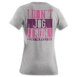 Under Armour Don't Jog, Run Women's Tee Shirt
